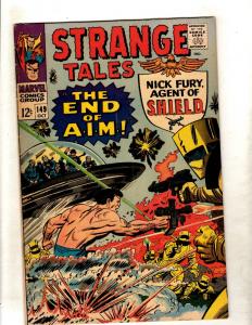 Strange Tales # 149 VF/NM Marvel Comic Book Dr Strange Nick Fury Shield JF11