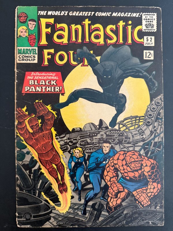 Fantastic Four #52 (1966) First Appearance of Black Panther!