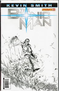 The Bionic Man #3 Sketch Cover (2011) The Six Million Dollar Man / Bionic Man
