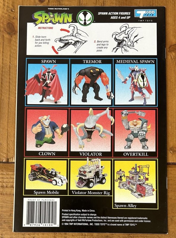 Spawn Violator #1 Todd Toys Comics NM