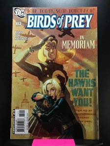 Birds of Prey #112 (2008)