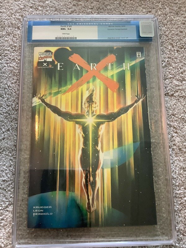 Earth X #X CGC 9.6 Dynamic Forces Holofoil Alex Ross Cover