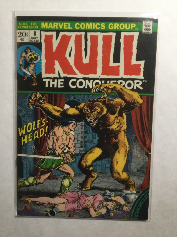 Kull The Conqueror 8 Very Fine Vf 8.0 Marvel