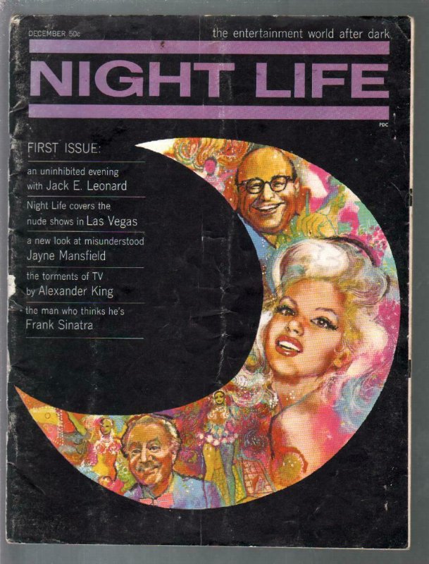 Night Life #1 12/1962-1st issue-Jayne Mansfield-Jack E. Leonard-G/VG
