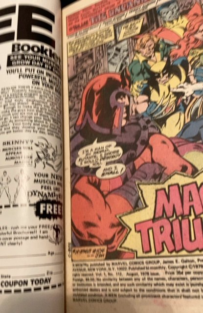 The X-Men #112 (1978) Magneto triumphant