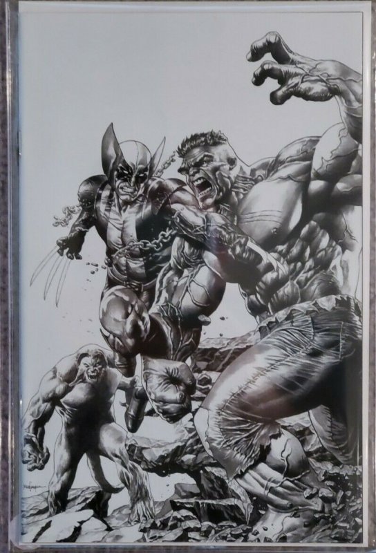  Return of Wolverine #1 Mico Suayan NYCC Variants and B&W Hulk 181 homage