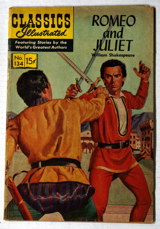 Classics Illustrated #134 (161) FN+ 7.0 Romeo and Juliet William Shakespeare