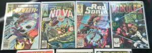 MISC BRONZE MARVEL 7PC RUN (FN/VF) HAWKEYE!! NOVA!! RED SONJA!! 1982