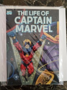 The Life of Captain Marvel by Jim Starlin Trade Paperback (Marvel) VF/NM