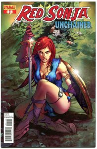 RED SONJA Unchained #1, NM-, Robert E Howard, 2013, more RS in store