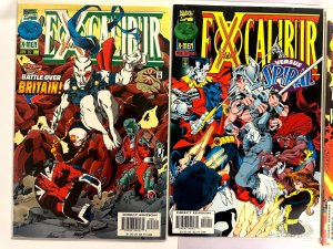 3 Excalibur Marvel Comic Books # 108 109 110 Avengers Hulk Thor Ironman 104 EJ10
