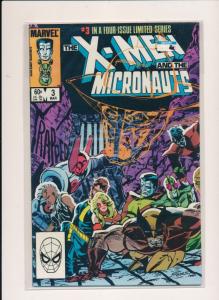 MARVEL 4 issue limited series The X-MEN and the Micronauts #1-4 VF (PF64) 