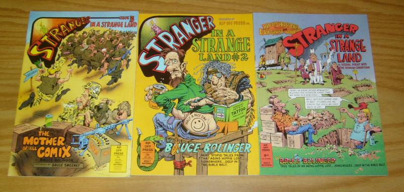 Stranger in a Strange Land #1-3 VF/NM complete series - bruce bolinger - rip off