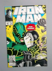 Iron Man #287,NM- Enter: Atom Smasher!, Marvel Comics, 1992 JR1