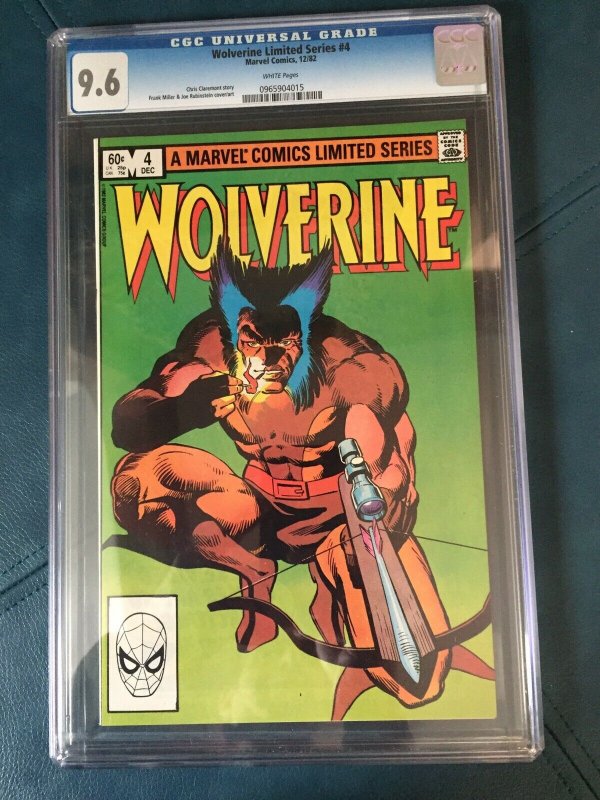 Wolverine Limited Series #1-4 9.6 CGC, X-men