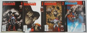 Ultimate Human #1-4 VF/NM complete series - Iron Man vs Hulk - Warren Ellis 2 3 