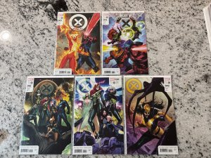 Lot Of 5 X-Men Marvel Comic Books # 10 11 12 13 1 NM 1st Prints Wolverine 8 J433