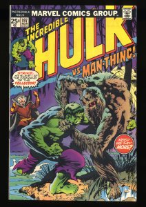 Incredible Hulk #197 VF- 7.5 Man-Thing!