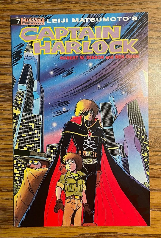 Captain Harlock #1 #3 #4 #5 #6 #7 (SET) (NM By Robert Gibson & Ben Dunn (1989)