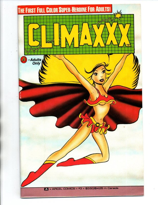 Climaxxx #1 2 3 & 4 Set - superheroine parody - Aircel - VF