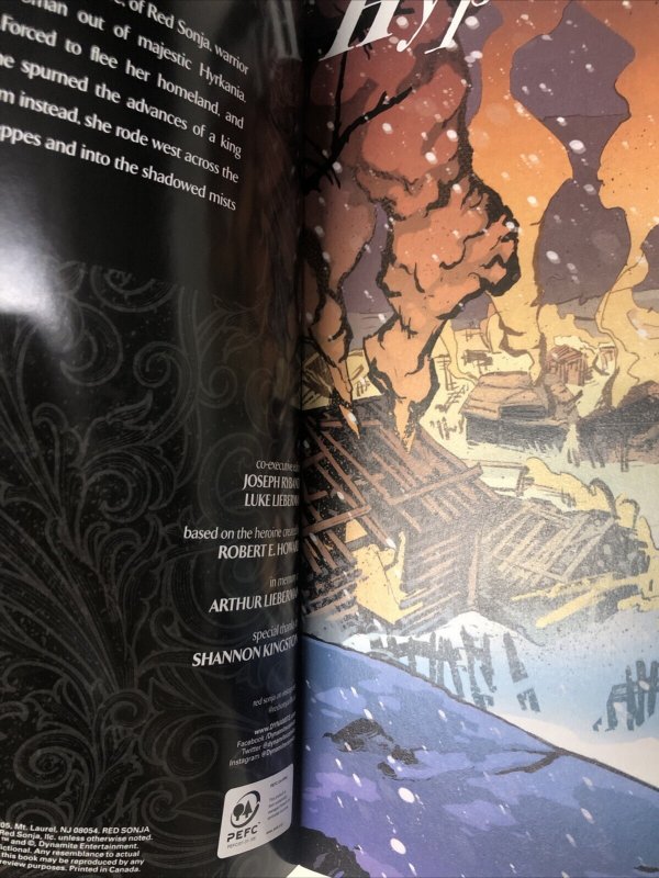 Red Sonja (2016) # 1 Variant (NM) Dynamite Entertainment • Mirka Andolfo • B&w