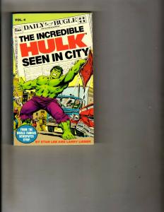 Lot of 4 Pocket Books Hulk #2 4 Video Novel The Incredible Hulk WS15