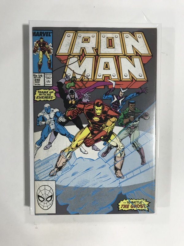 Iron Man #240 (1989) VF3B122 VERY FINE VF 8.0