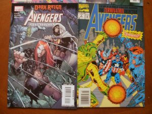 4 Marvel AVENGERS Comic #388 (1995) +#5 (1997) + #24 Initiative + #3 Terminatrix