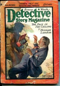 DETECTIVE STORY MAGAZINE-JAN 16 1926-BUCHANAN-LANDON-SMALL-good minus G-