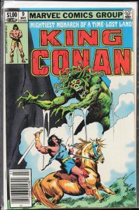 King Conan #9 Newsstand Edition (1982) Conan
