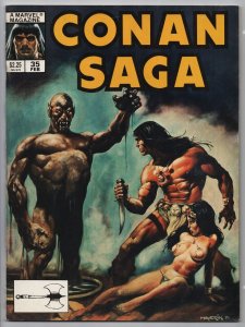 Conan Saga #35 (Marvel, 1990) FN 