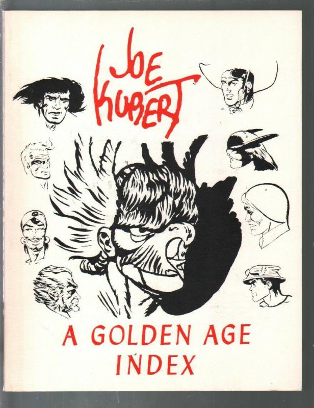 Joe Kubert A Golden Age Index 1990's-Al Dellinger-interview-comic checklist-V...