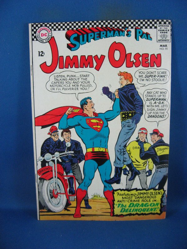 SUPERMAN PAL JIMMY OLSEN 91 F DC 1966