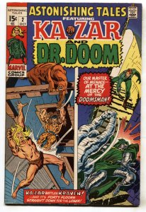 ASTONISHING TALES #2--KA-ZAR--DR. DOOM--1970--comic book