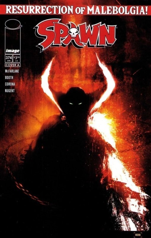 Spawn (1992) #374 NM Jeff Monk Cover Image Comics