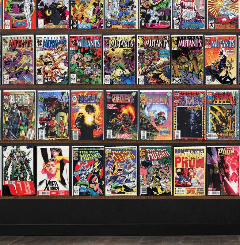 Huge Lot 160+ Comics with The New Mutants, Generation X, Silver Surfer & More!