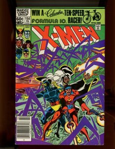 (1982) The Uncanny X-Men #154 - KEY ISSUE! NEWSSTAND COPY! REUNION (5.0)