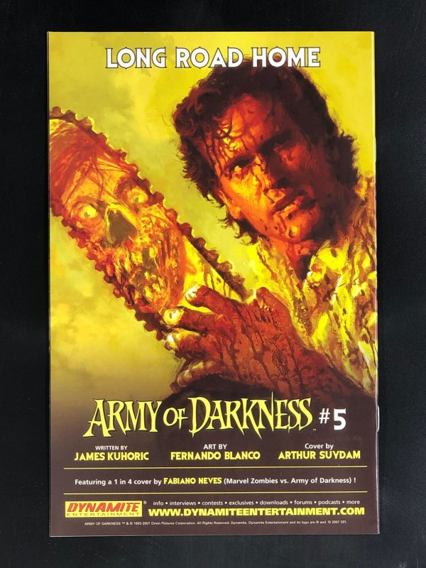 Army of Darkness #4 (2007) Arthur Suydam Cover A