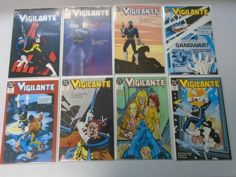 Vigilante comic lot from #1-49 +2 annuals 47 different average 8.5 VF+ (1983-88)