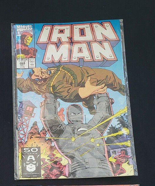 IRON MAN 4PC (VF/NM) ISSUES #266, 268-270, FIRST BLOOD, THE MANDARIN 1991