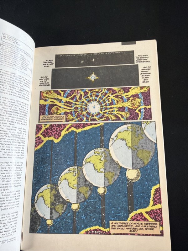 DC Comics Crisis On Infinite Earths #1 April 1985 George Perez VF+