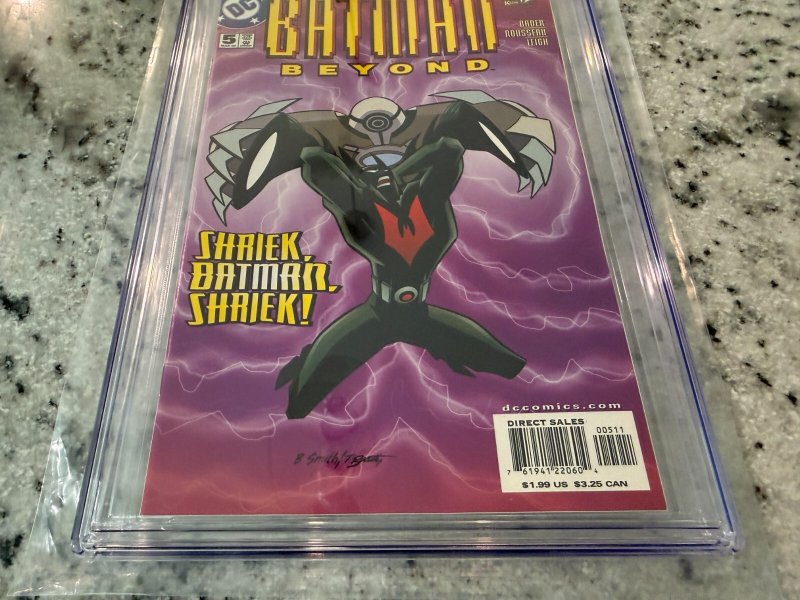 Batman Beyond # 5 CGC Graded 9.8 DC Comic Book 2000 Shriek Gotham JH36