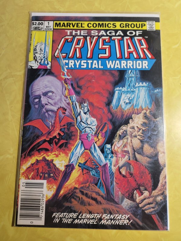 The Saga of Crystar, Crystal Warrior #1 through 5 (1983)