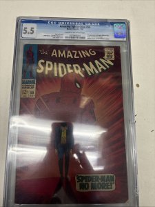 Amazing Spider-Man (1967) # 50 (CGC 5.5) 1st Kingpin Stan Lee + Romita