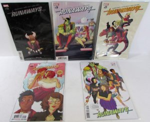 Runaways Lot of 5 #19, 20, 21, 22, 34 Marvel Comics (2017) 1st Print Comic Books