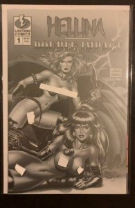 Hellina Double Impact #1 Nude Variant F/VF (Lightning)