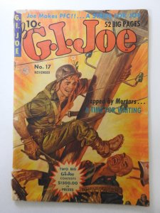 G.I. Joe #17  (1952) Ziff-Davis! Fair/Good Cover Detached!