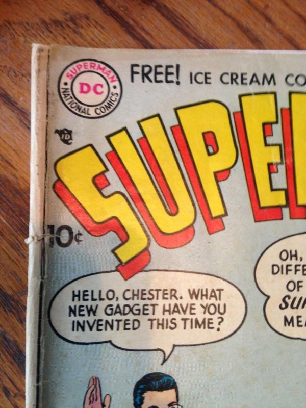 Superboy 60 G/VG- (DC October, 1957) Deteched centerfold