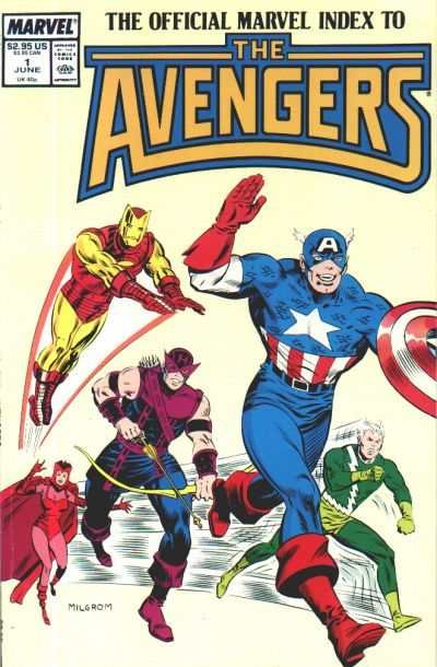 Official Marvel Index to the Avengers (1987 series) #1, NM- (Stock photo)