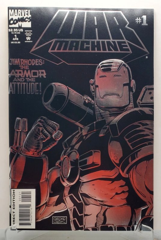 War Machine #1 (1994) Collector's Edition - Embossed Silver Foil  WP  NM/MT